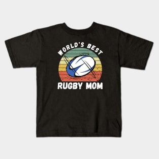 Best Rugby Mom Kids T-Shirt